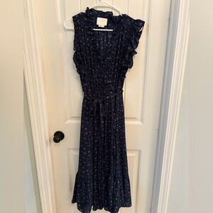 Kate Spade Navy Floral Maxi Dress